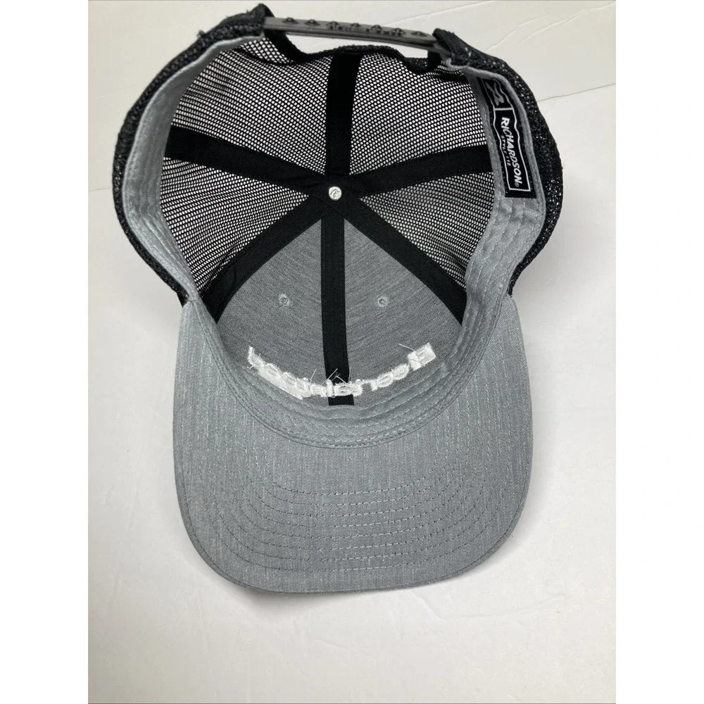 Certainties Saint-Gobain Cap Hat Gray Black Adult Adjustable Mesh SnapBack‎